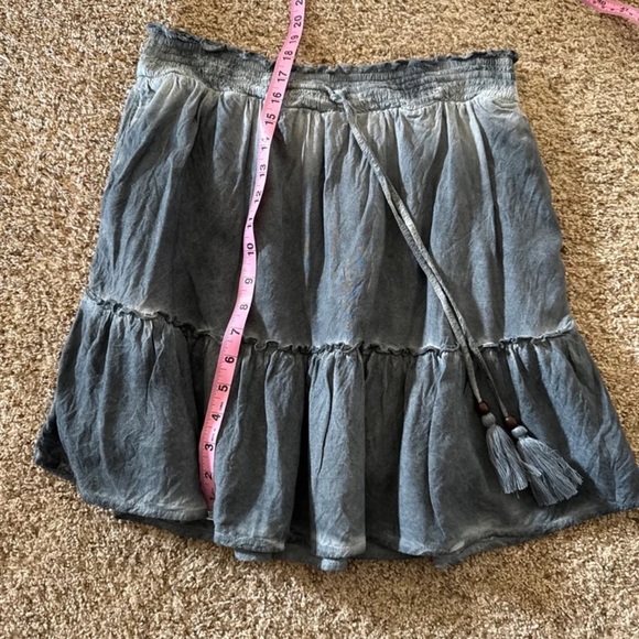 Anthropologie Pilcro Tie-Dye Mini Skirt Blue 
size Medium - Picture 9 of 12